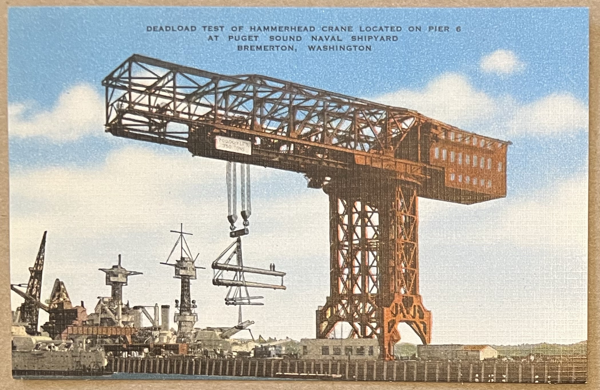 Vintage PSNS Hammerhead Crane