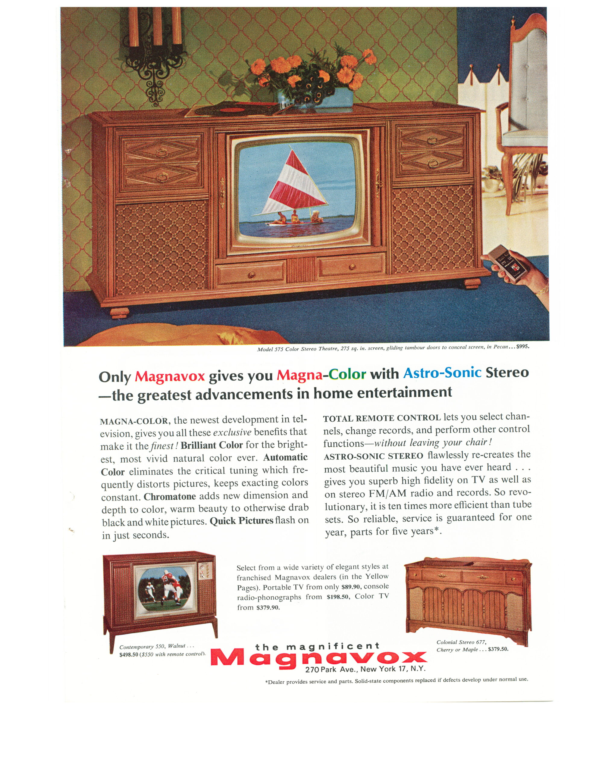 1965 National Geographic - Magnavox TV Ad