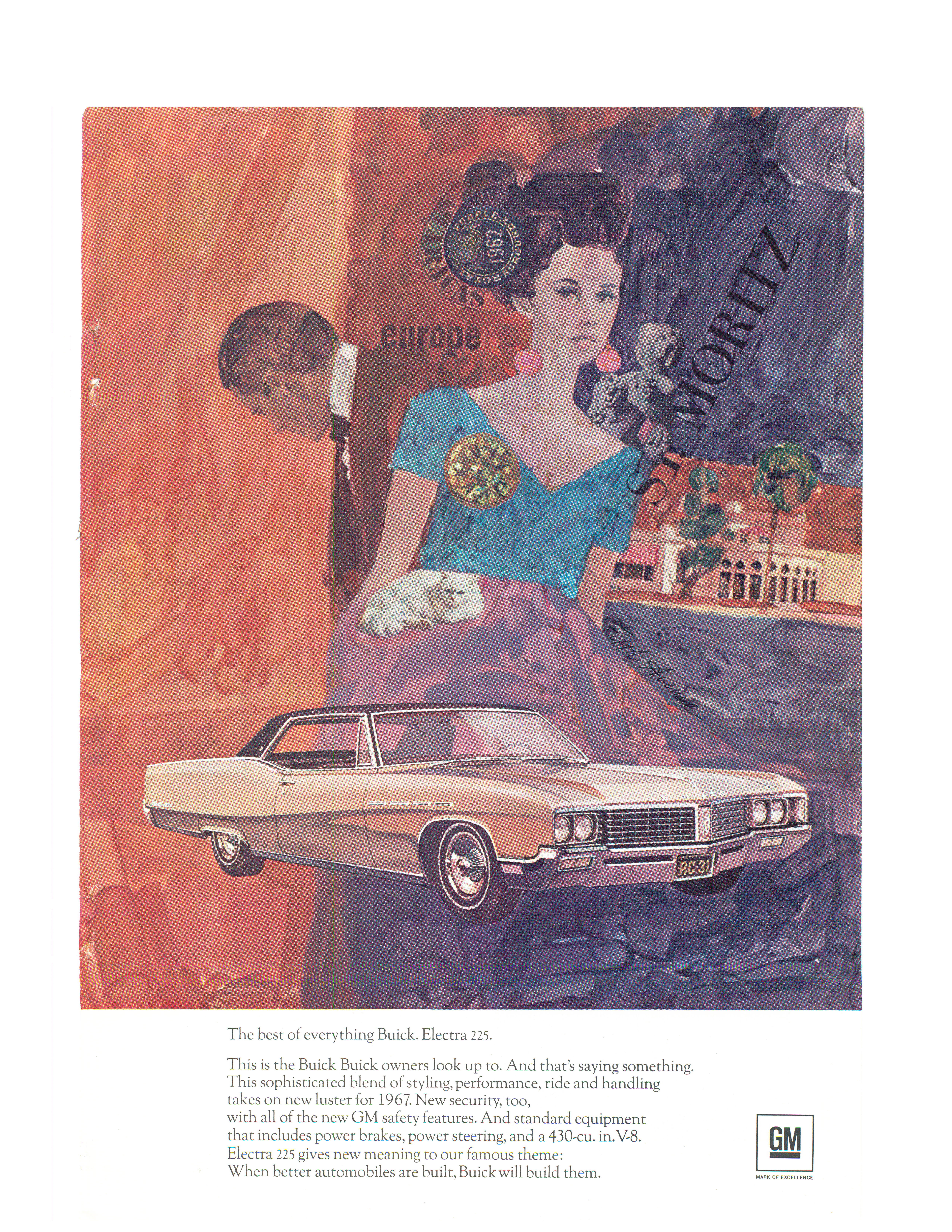 1965 National Geographic - 1967 Buick Electra 225 Ad